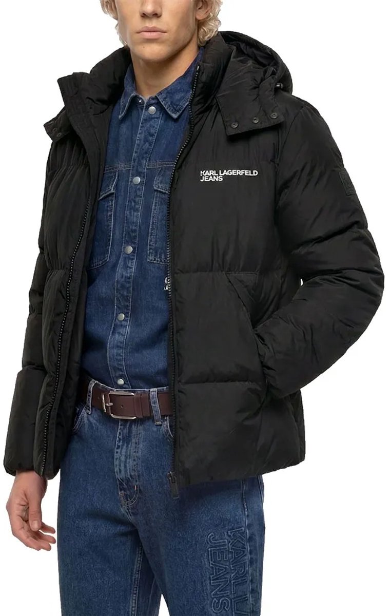 Karl Lagerfeld Jeans B3m15011 Gewatteerde Jas Zwart XL Man