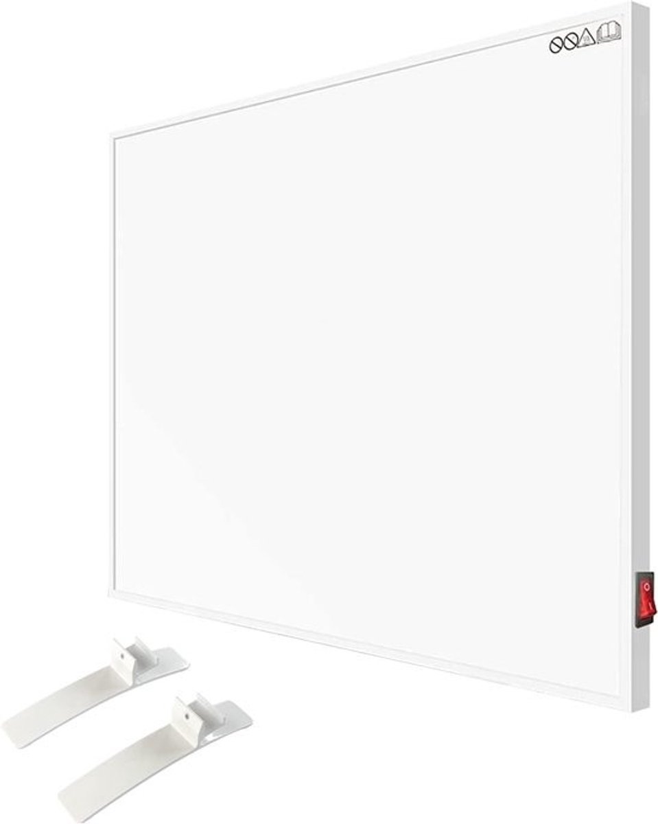 Infrarood Verwarming - Staande Radiator - Kleine Ruimtes - Stil en Stofvrij - 300 Watt - Wit