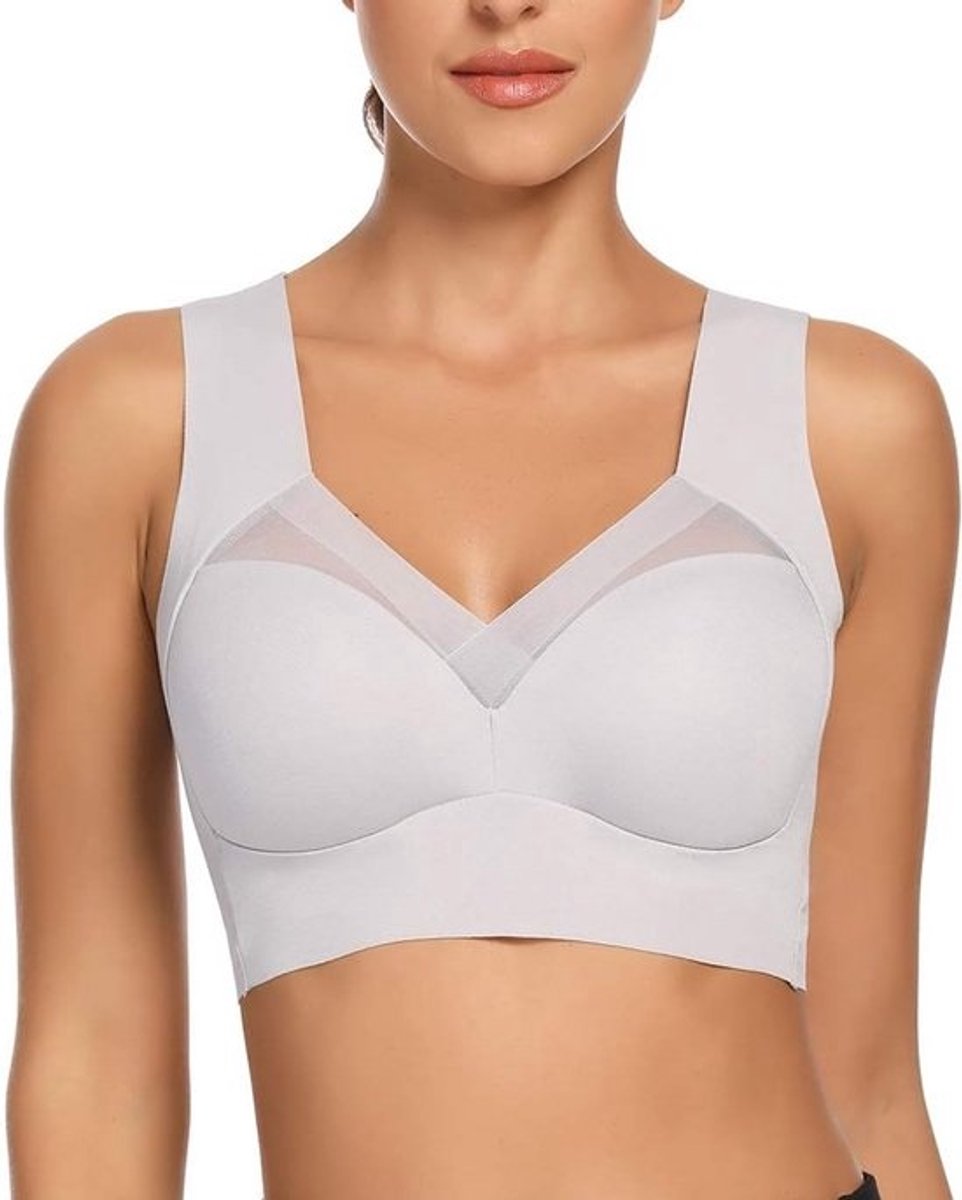 Dames full-cup beha met push-up, naadloze comfort BH, ideale slaapbeha en bustier