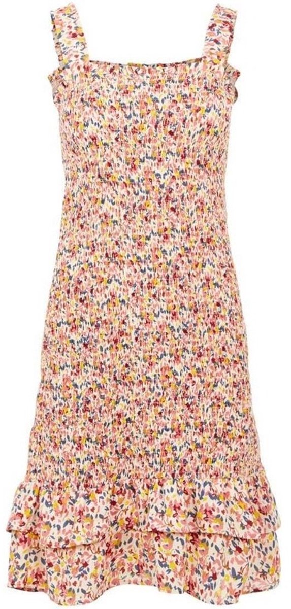 Dames Smock Strap Dress - Zomerjurk met Ruches