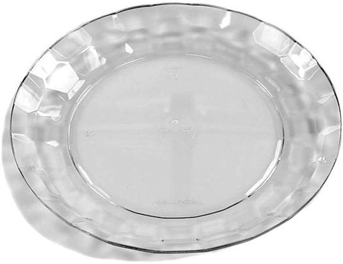 Dessertbord - Bordje - Toetjes Serveren - Vaatwasmachinebestendig - 21 cm - Diamant