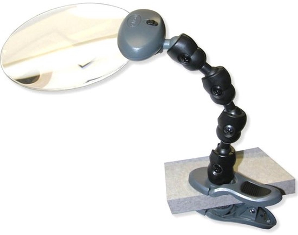 Vergrootglas met LED Verlichting en Klem - Flexibele Arm voor Precisiewerk