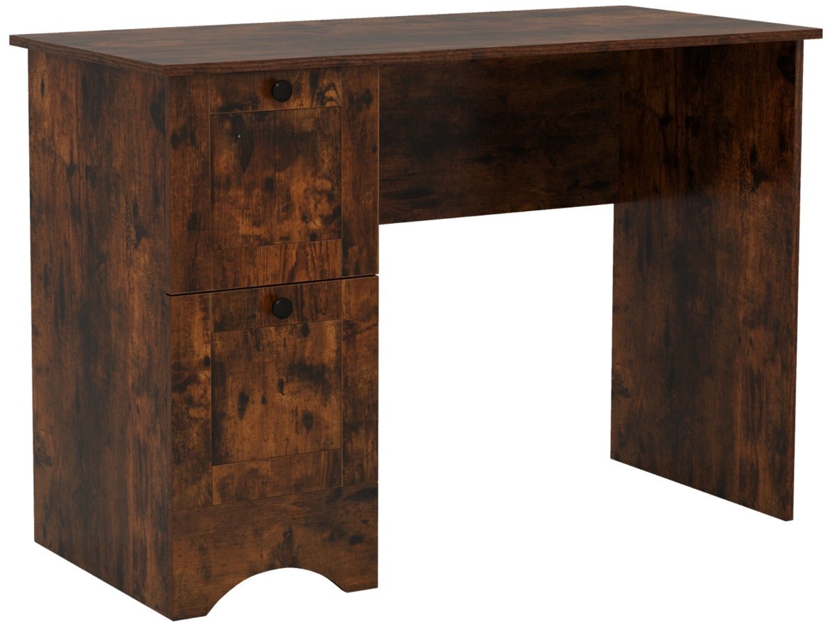 SureDeal® - Bureau - Laden Kleine Computertafel - Slaapkamer Werkkamer Kantoor - 109x50x75 cm - Koffiebruin