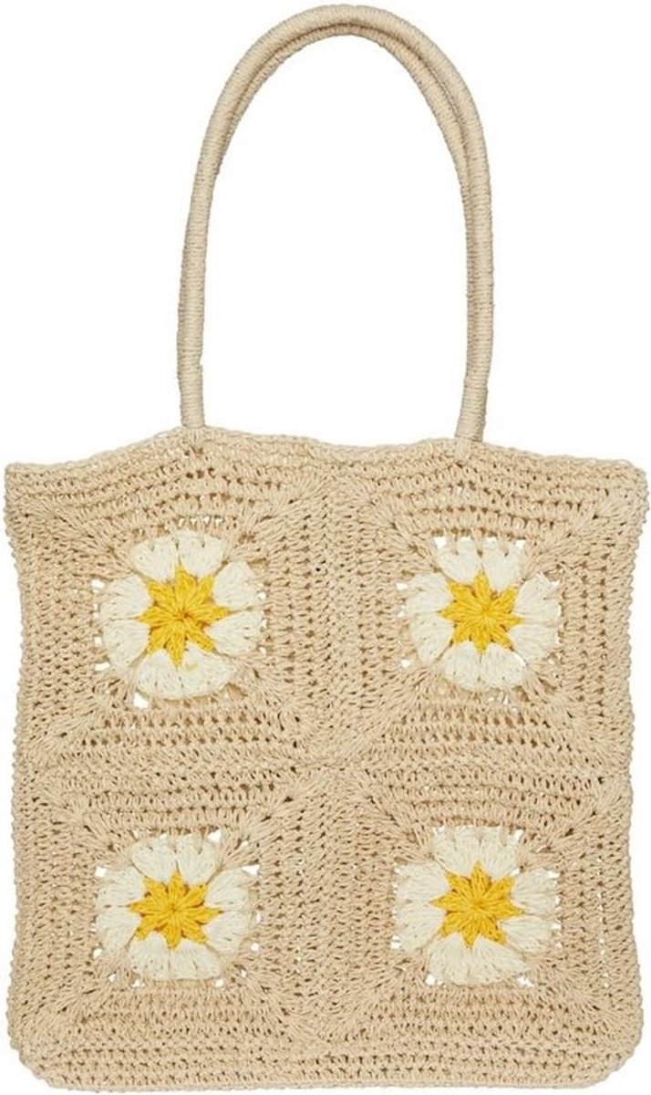 Grote Riet Shopper Tas Dames - Natuurlijke Zomer Strandtas