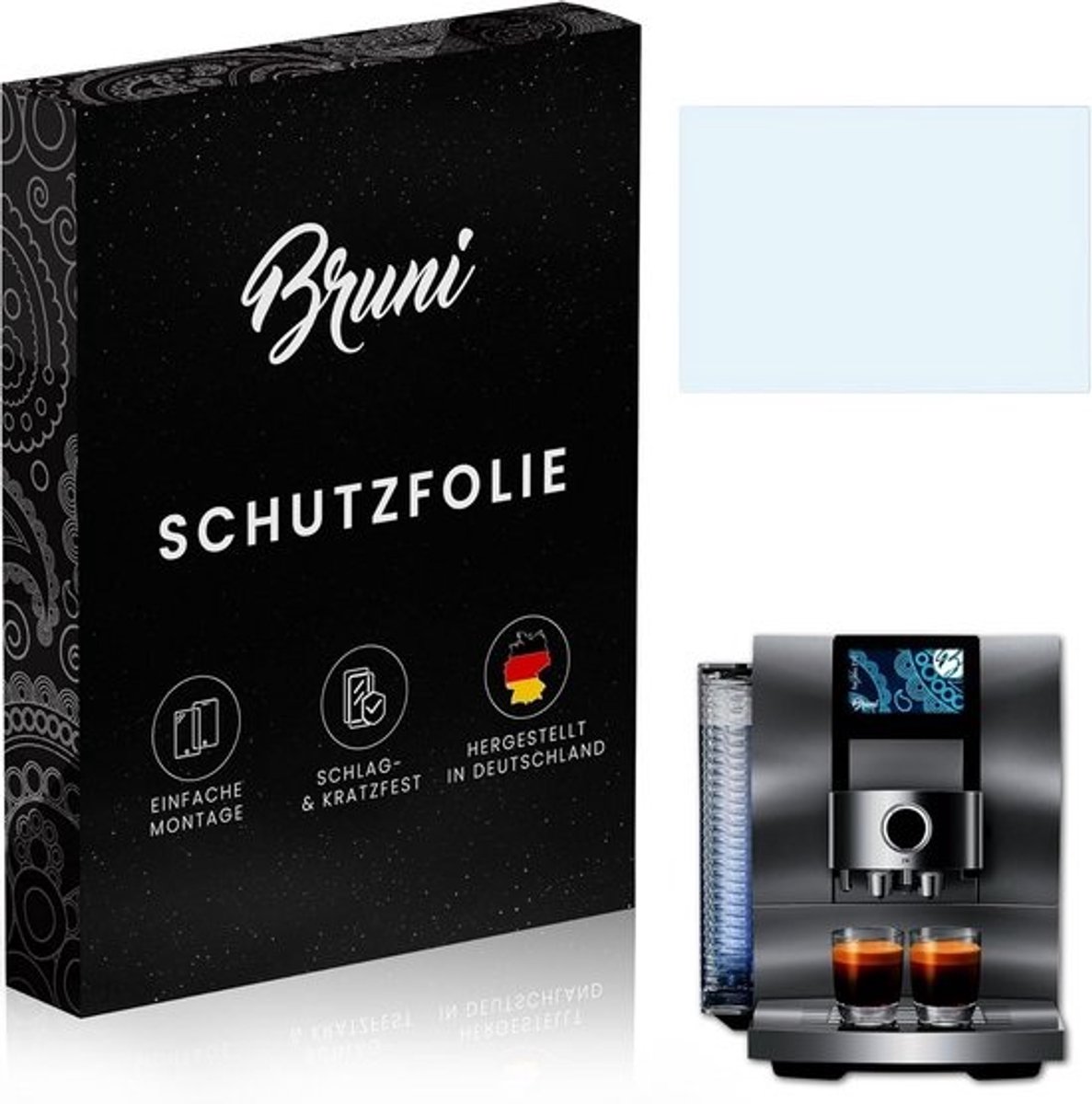 2x Doorzichtschermbeschermer voor Jura Z10 Display - Krasbestendig en Eenvoudig te Bevestigen