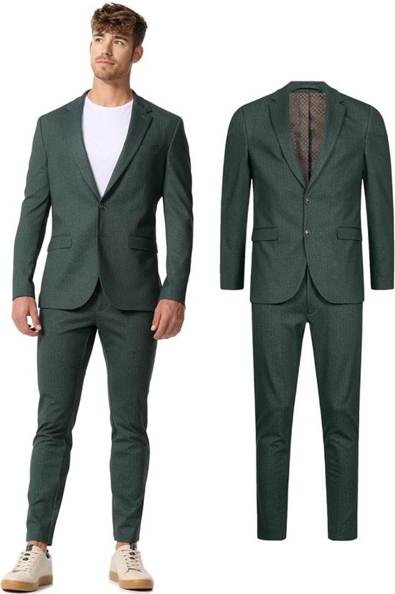 Heren Kostuum 2-delig: Colbert en Pantalon Set voor Heren