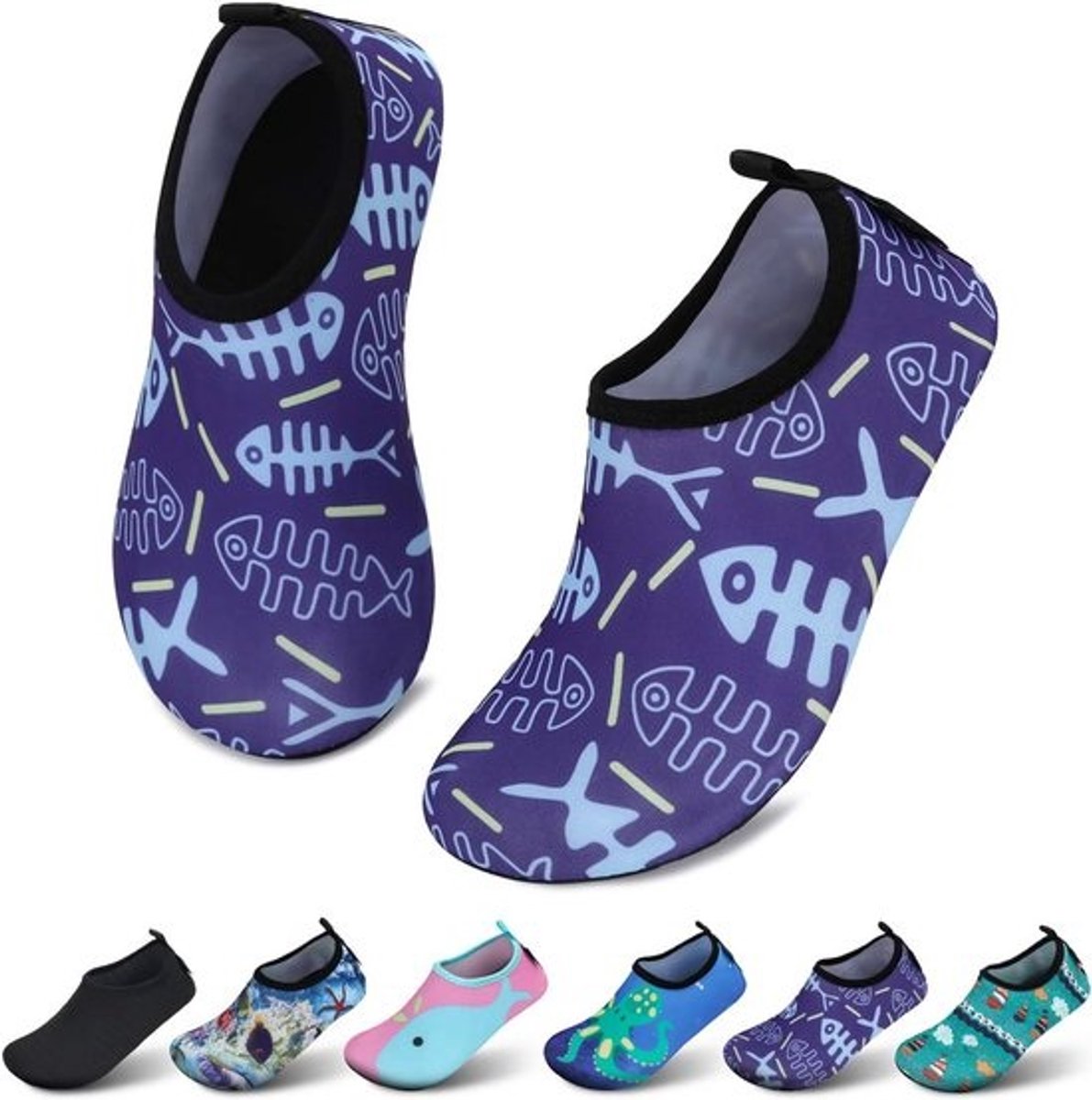Kinder Waterschoenen Sneldrogend Jongens Meisjes Aqua Sokken voor Strand Zwembad en Vakantie Maat 21-35