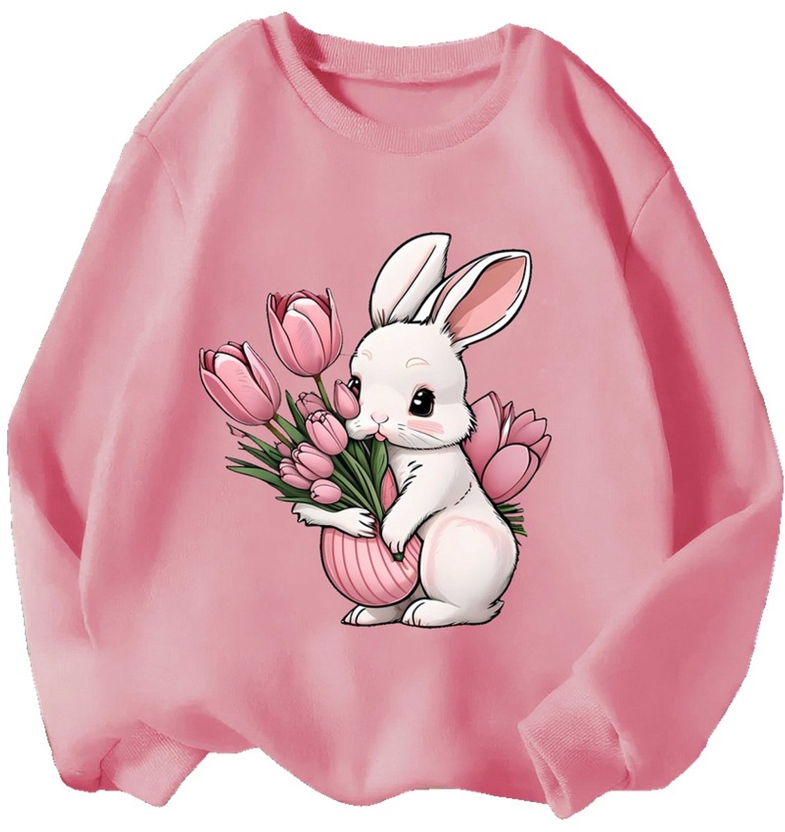 Currero Sweater Meisjes Sweaters Sweatshirt Hoodie Warme Trui Pullover Jumper Crewneck Vest 15-16 Jaar Roze