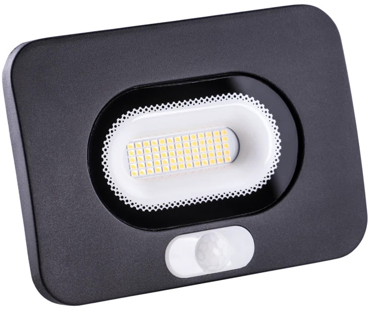 Thorgeon LED Floodlight Met Sensor | 30W 4000K 3000Lm | 840 IP65