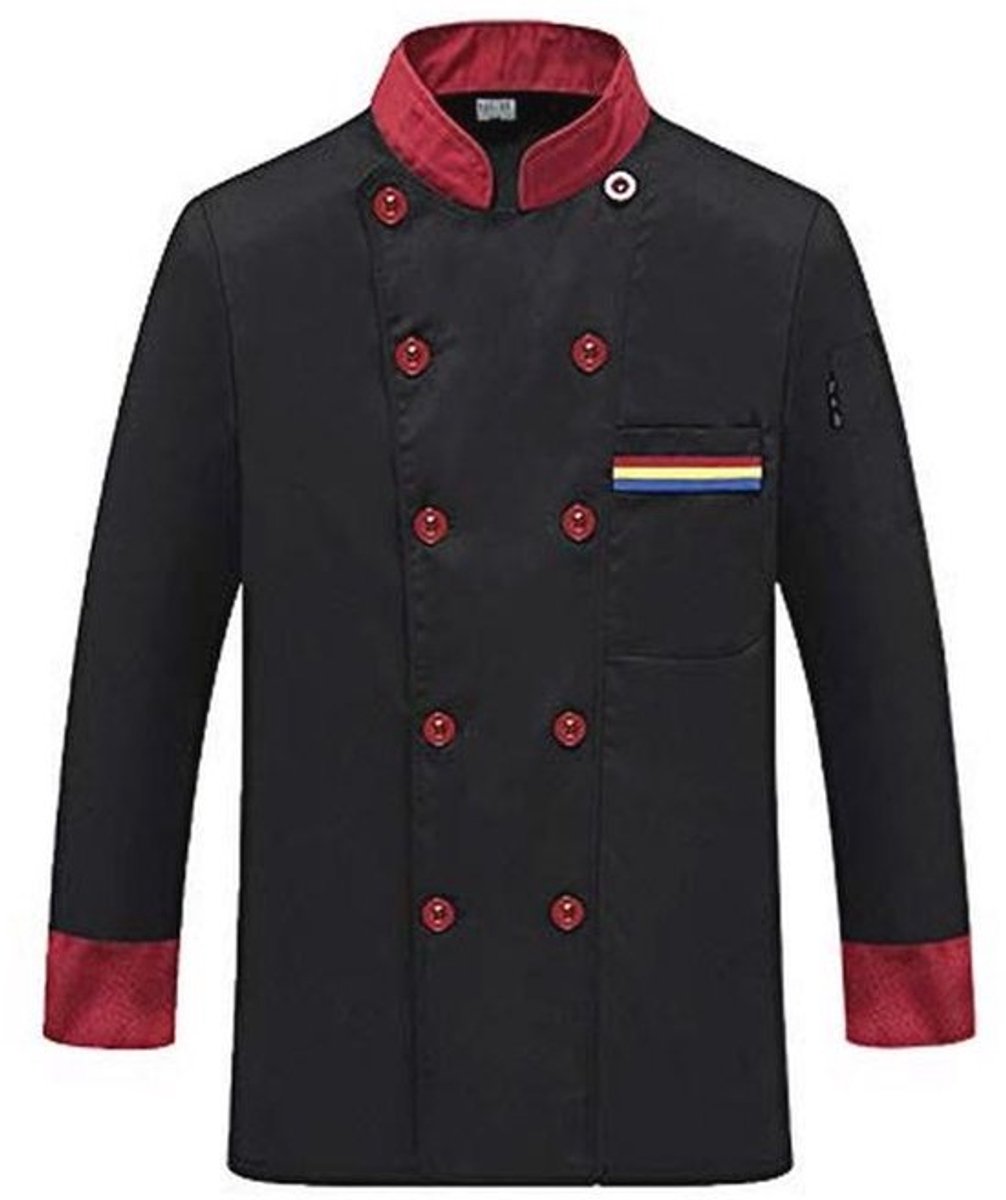 Koksjas Uniseks voor Horeca en Keuken, Lange Mouwen Chef Uniform