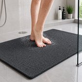 BOTC Douchemat Antislip - Douchemat Antislip voor Douche - 60x40CM - Antislipmat Douche - Donkergrijs