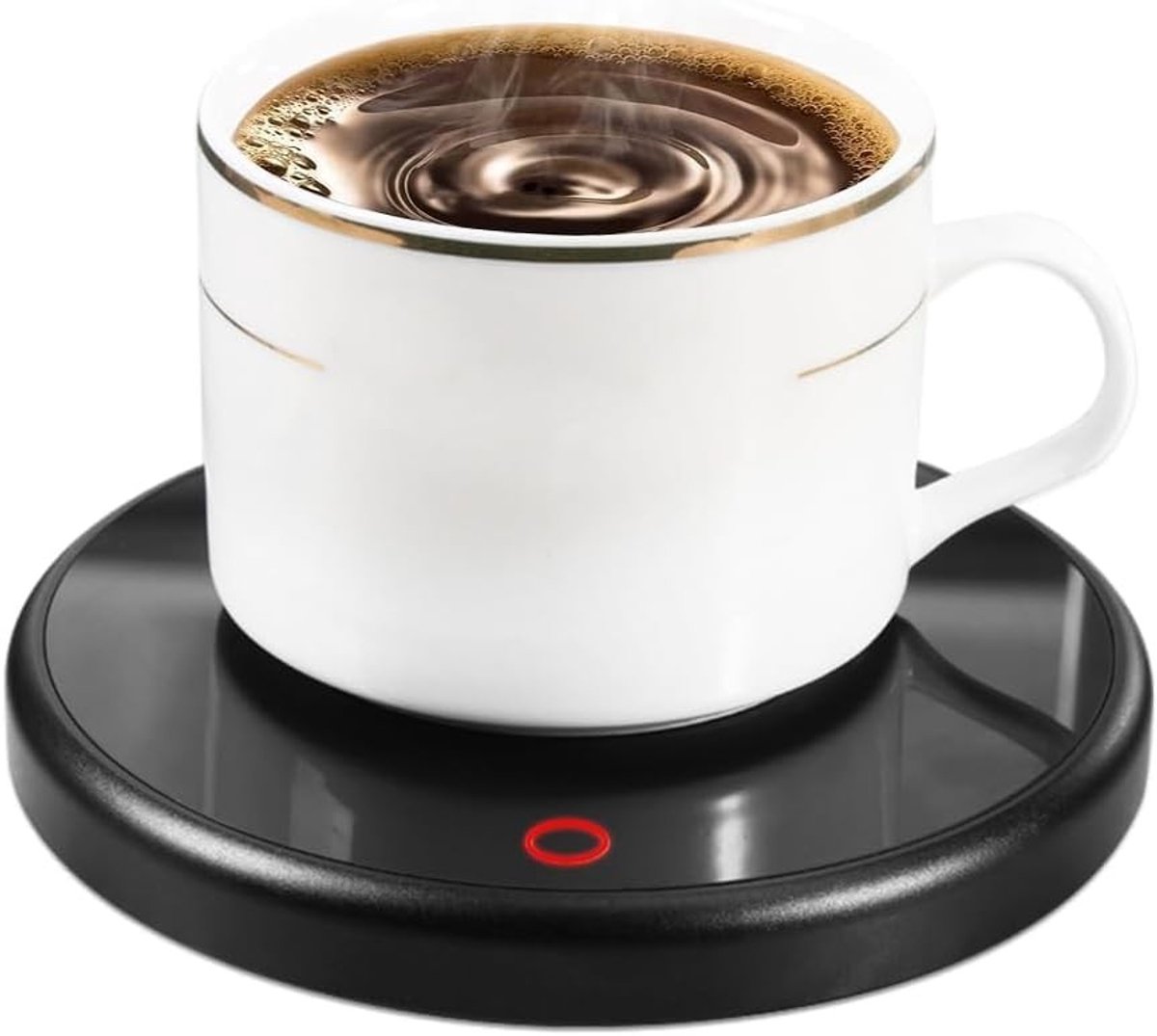 Slimme Elektrische Koffiekop Verwarmer met 2 Temperatuurinstellingen voor Koffie, Thee en Melk - Ideaal voor Thuis en op het Werk