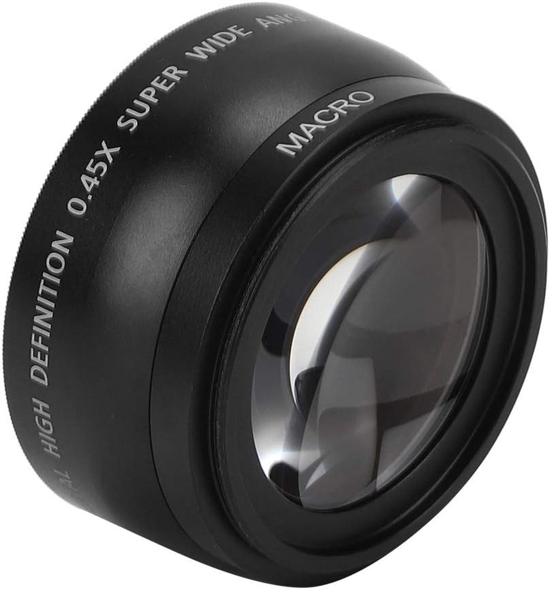 Geavanceerde 55MM 0.45X Groothoek Macro Lens voor Camera - Ideaal voor Natuurfotografie en Close-ups