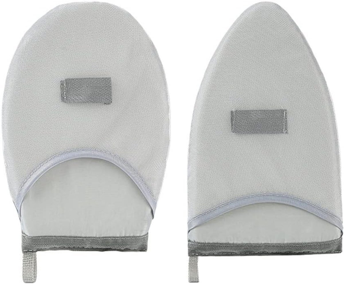 Hittebestendige Beschermhandschoenen voor Stoomstrijkijzers en Reizende Stoomapparaten met Vingerbescherming (2 stuks)