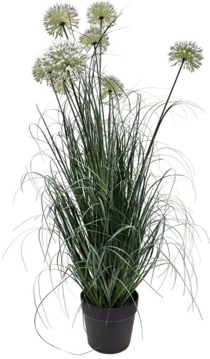 Oosterik Home Allium siergras wit H 92 cm kunstplant Oosterik Home onbekend