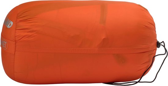 Thijox - Supercompacte Deken Slaapzak - 590 g - 210 x 80 x 80 cm - Oranje - Lichtgewicht, Winddicht, Vochtregulerend, Waterafstotend, Ideaal voor Camp van Thijox — afbeelding 5