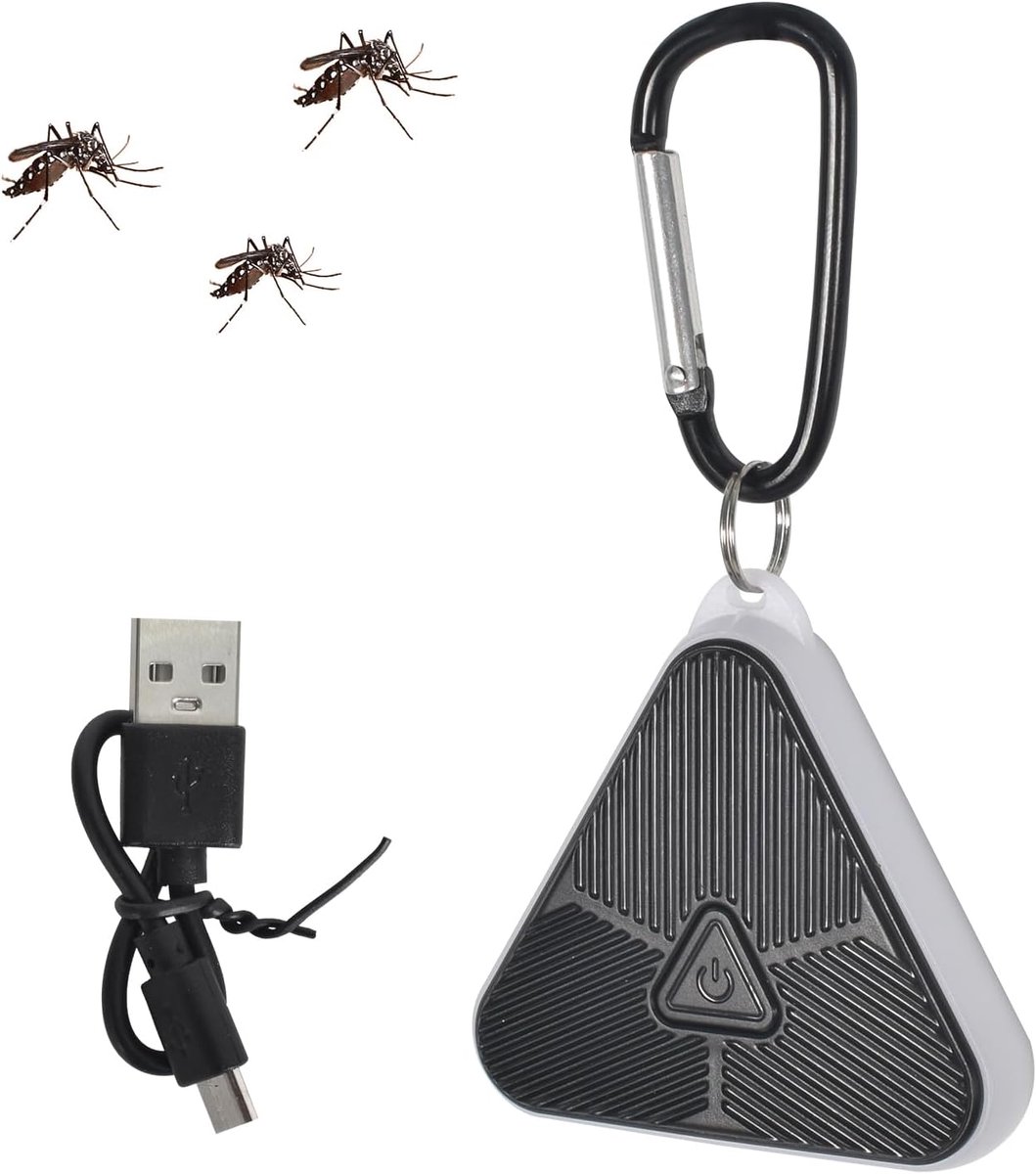SnelShoppen - Ultrasonic Pest Repellent - Elektronische Insectenbestrijding - Ultrageluid Muggenbeschermer voor Binnen en Buiten - Effectieve Ongedier