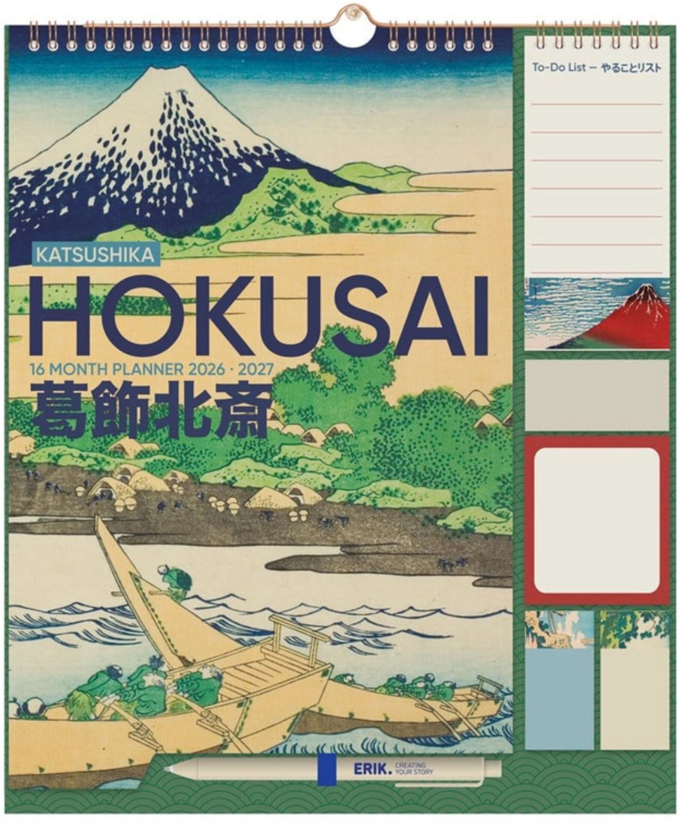 Grupo Erik - Hokusai 2026/2027 Planner - Multicolours
