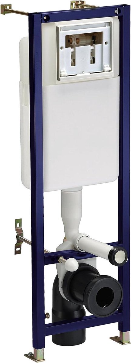 WC-element - Voorwand systeem - Badkamer installatie - Twee spoelhoeveelheden - 110 cm hoog - null