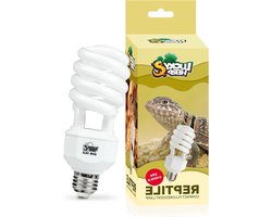Terrarium Lamp - Reptielen UVB - Vitamine D3 - 10% UVB - 23 Watt - Transparant