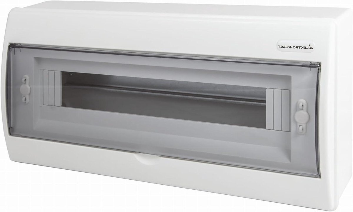 Verdeelkast Rn 18 - Zekeringkast Opbouw - Elektrische Installatie - 18 Modules - 50 cm Hoog - Blauw
