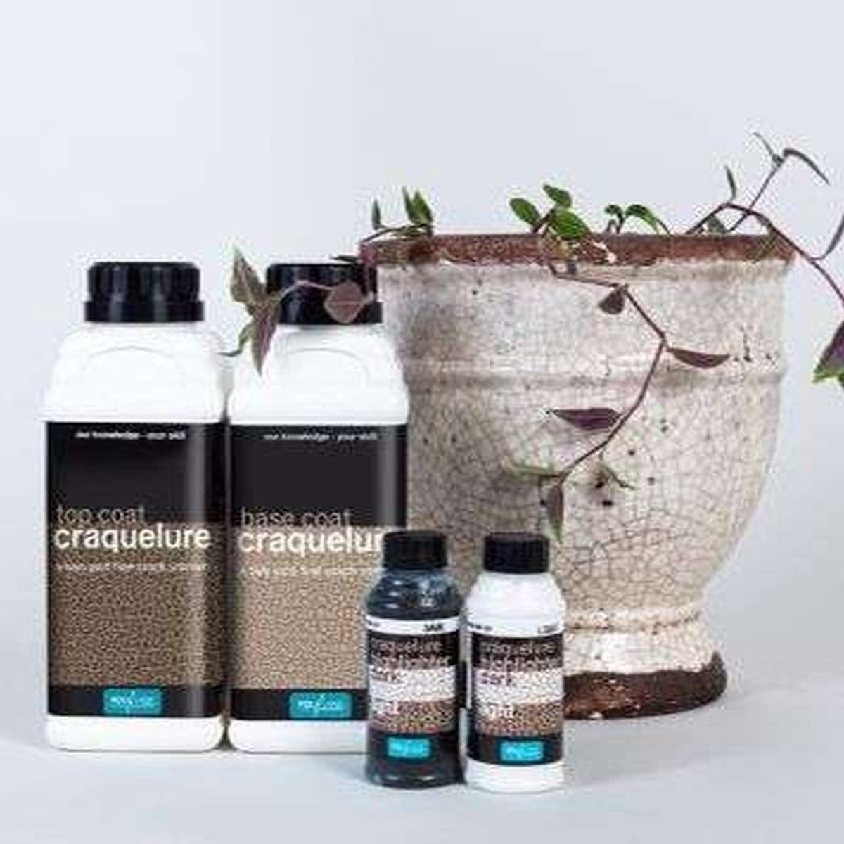 Polyvine Craquelure set basis en toplaag 1 Liter