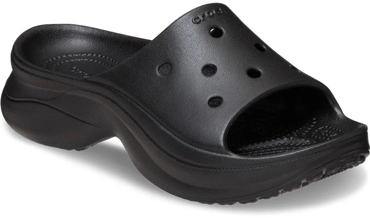 Crocs Bae Serie - Dames Slides - Zwarte Plataforma - 39-40