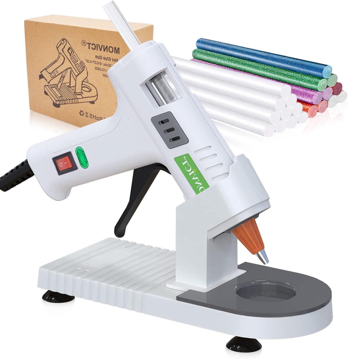 Heet Lijmpistool - Mini Lijmpistool - Knutselen en Repareren - Precisie Fijne Punt - 40 Watt - Wit