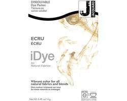 iDye Textielverf Beige - Kledingverf - Stoffenverf - Voor Katoen Zijde Linnen en Rayon - 14 gram