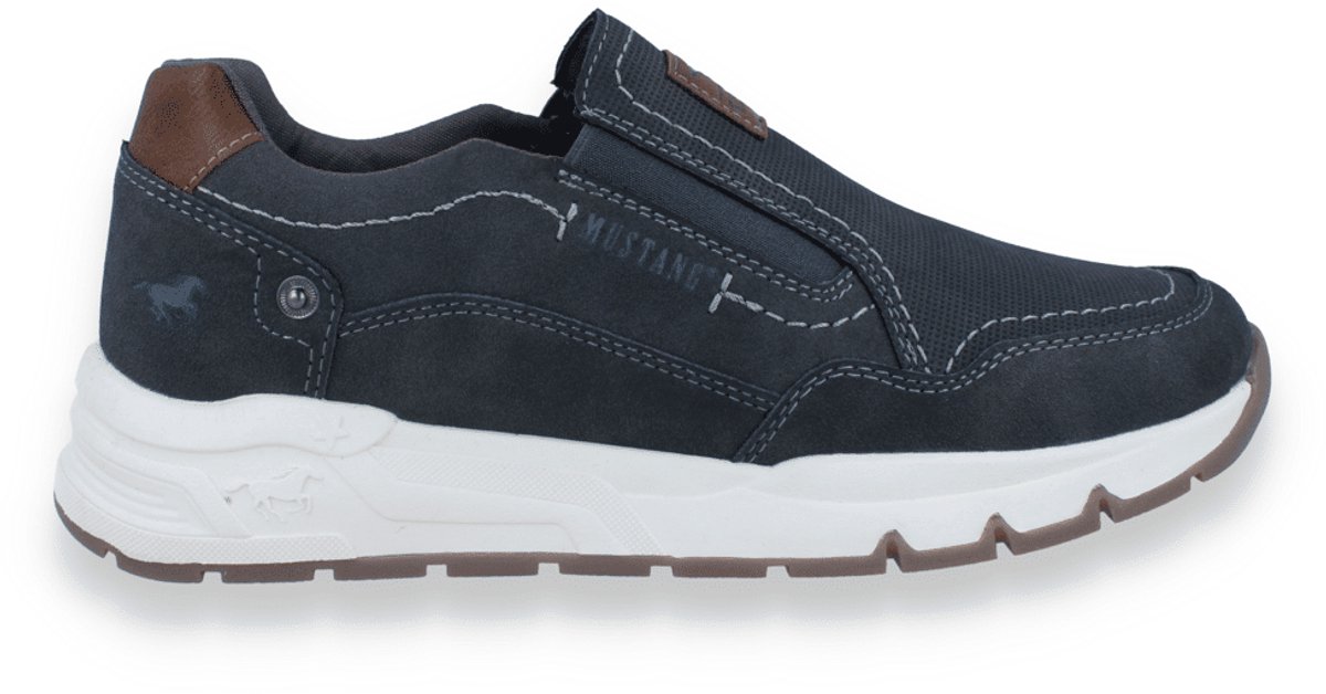Mustang Heren Sneaker Coal | Grijs | Maat: 43