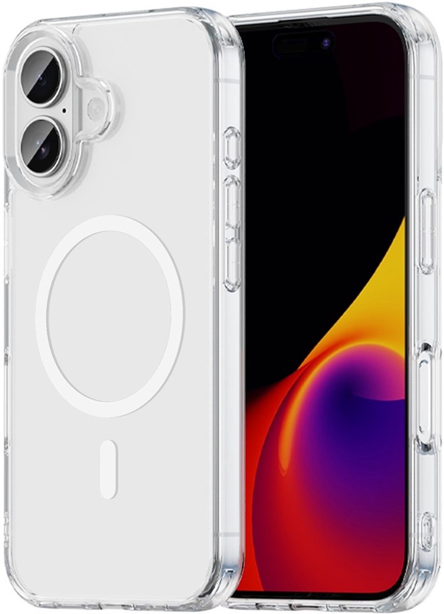 Coverup Hoesje - Geschikt voor iPhone 17 Hoesje - Coverup Clear TPU Back Cover - MagSafe Compatible - Transparant