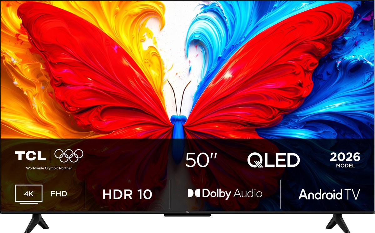TCL S5L 50S5L tv 127 cm (50") 4K Ultra HD Smart TV Wifi Zwart 300 cd/m²