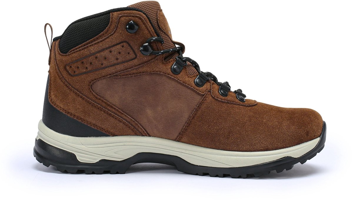 YOUTHUP Heren SUEDE WP Heren Wandelschoenen Halfhoge 42 Bruin