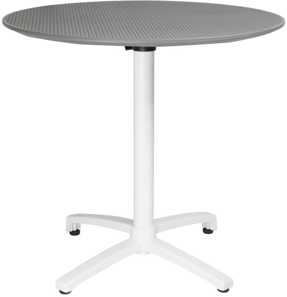 Bolero Opvouwbare Propyleen Tafel 800 mm Donkergrijs - Bolero FT621 Antraciet; Wit