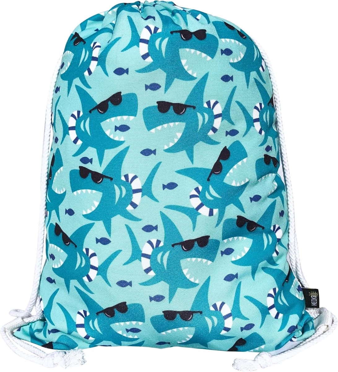 SnelShoppen - HECKBO Gymtas Kinderen Trekkoord Sportkleding Drinkfles - Rugzak Sporttas voor Kleuterschool en Kinderopvang - 12.6" x 15.8" - Robuust e