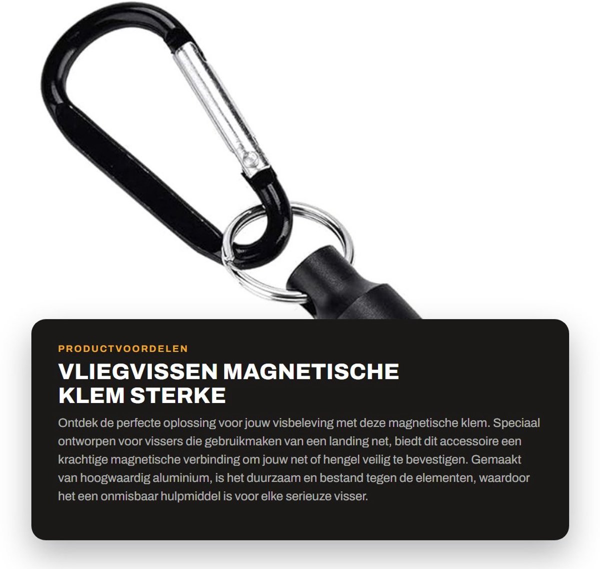 Dailygoods- Magneetgesp Krachtige Magneten - Ophanghouder - Visaccessoires - Vissen - Roestvrij Staal - Duurzaam - Visspullen