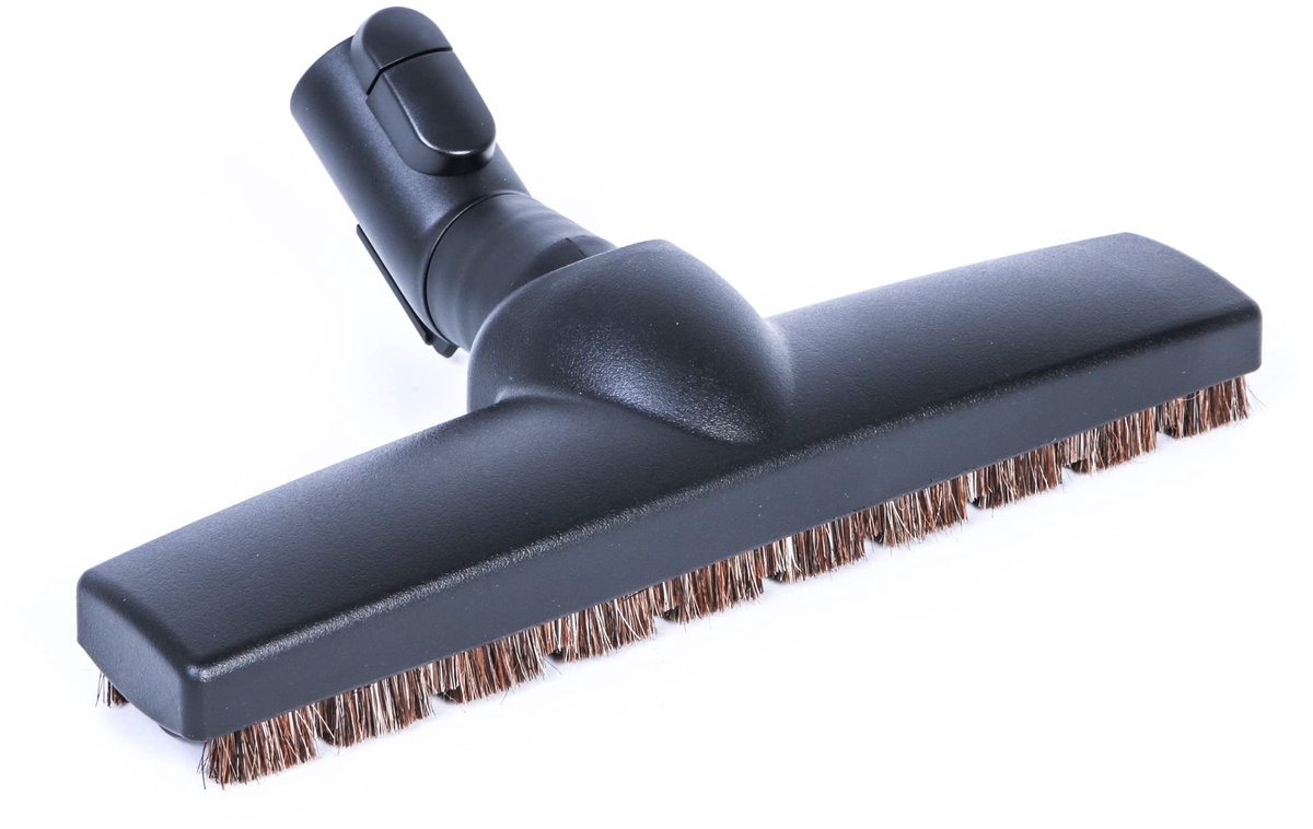 Dailygoods- Parketborstel Hoogwaardig - Stofzuiger Mondstuk - Vloermondstuk - Antistatisch - Paardenhaar - Parkeerhouder - Stofzuigermondstuk