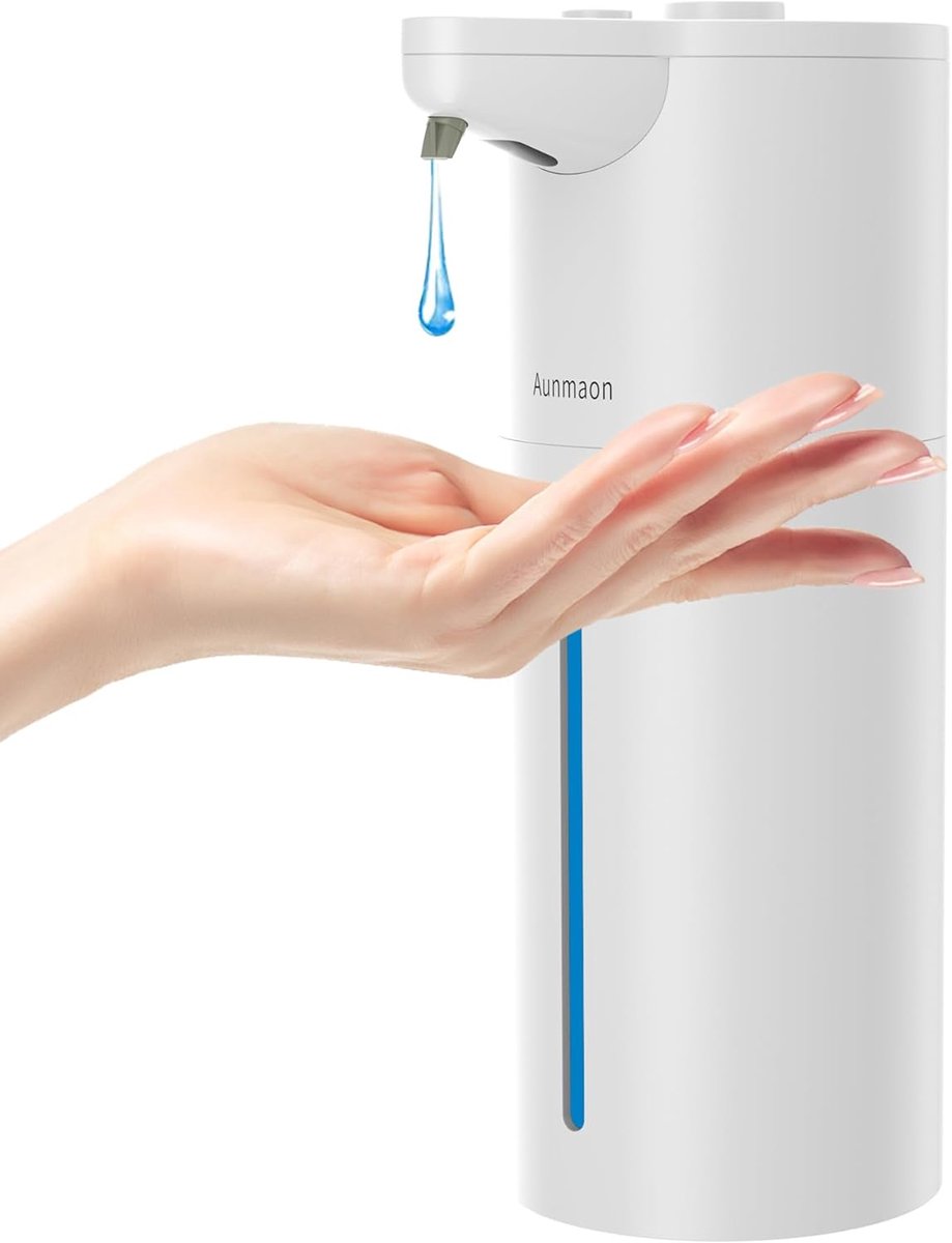 SnelShoppen - Automatische Zeepdispenser - Elektrische Zeepdispenser voor Keuken en Badkamer - No Touch - 15 Niveaus Aanpassing - Ideaal voor Hygiëne