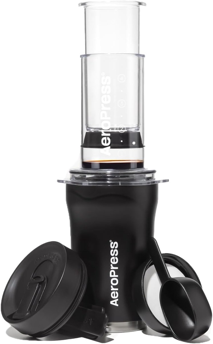 Thijox AeroPress Go Plus Draagbare Koffiezetset Ideaal voor Reizen Kamperen & Kantoor Alles-in-één French Press Handmatige Espresso & Filterk