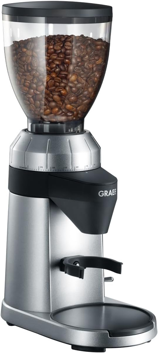 SnelShoppen - Graef CM 800 Koffiemolen - Professionele Bonenmaler met 40 Maalgraadstanden - Voor Espresso, Filterkoffie en French Press - Ideaal voor