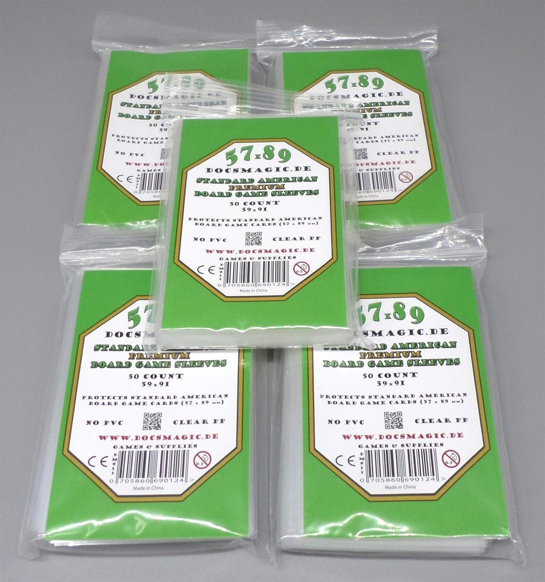 Thijox - Premium Kaartenhoezen Bundle voor Wingspan - 5 Packs 59 x 91 mm - Bescherming voor Bordspellen - 250 Stuks