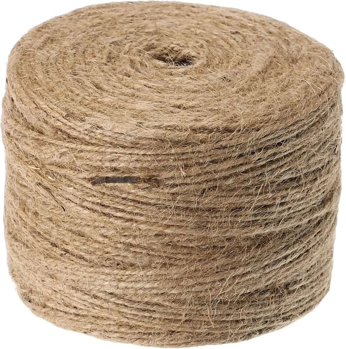 Thijox - Jute Touw 280m - 4 Vlechtsels - 3,5mm Diameter - Naturel Kleur - Perfect voor Creatief Werk, Decoraties, Tuin, Feesten, en Meer