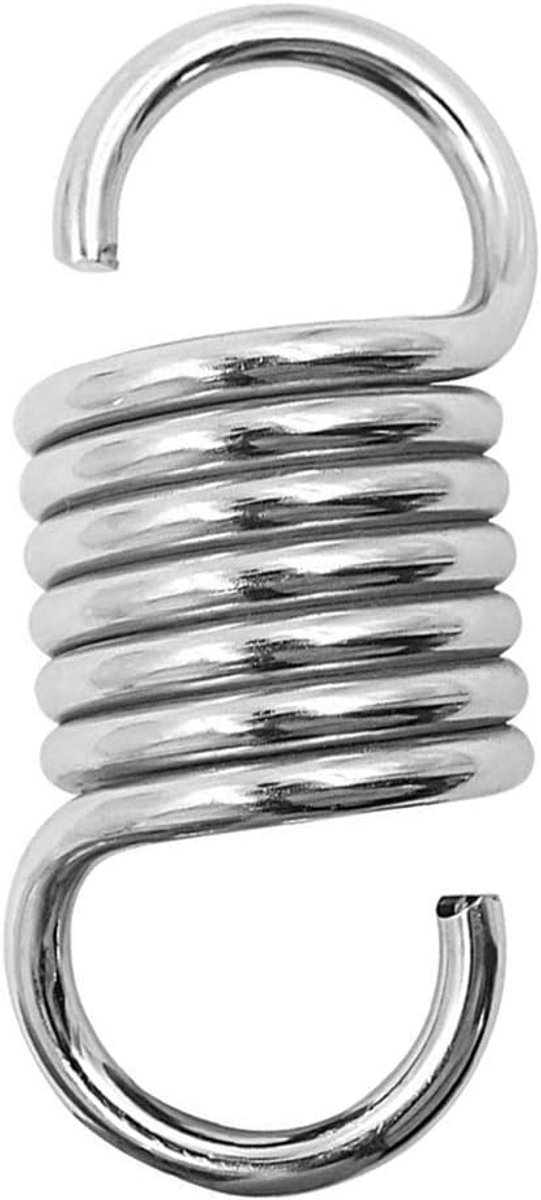 Dailygoods- Veerhaak Robuust - Schommelbevestiging - Hangmatstoel - Bokszak - Schokabsorberend - Maximale belasting 100 kg - Schommelhaak