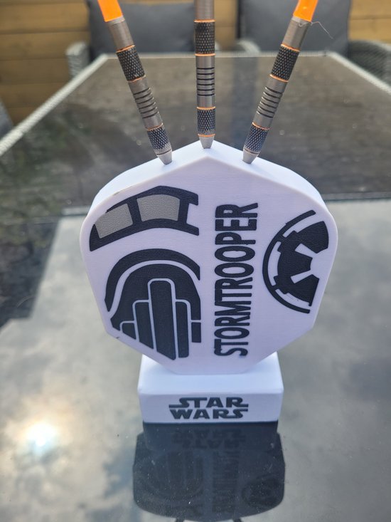 dartshouder dartspijlen stormtrooper van 3D — afbeelding 2