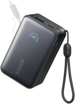 Anker Nano Powerbank - 10.000 mAh - 45 Watt - Met 70cm Anker InstaCord intrekbare kabel
