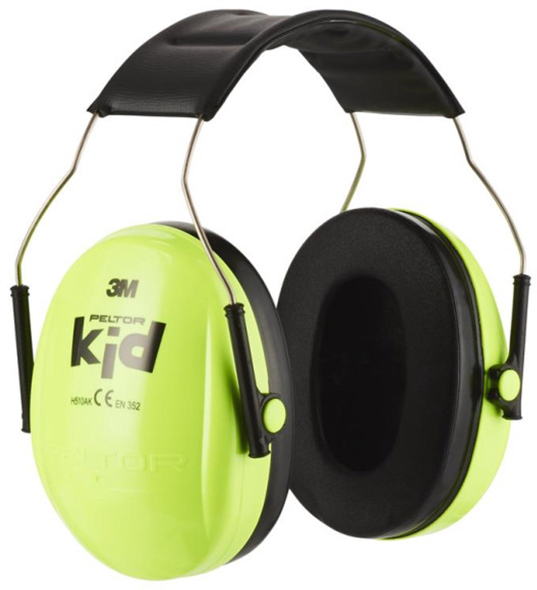 Peltor Kid - gehoorbescherming voor kinderen - SNR 27 dB - neon groen – foto 6