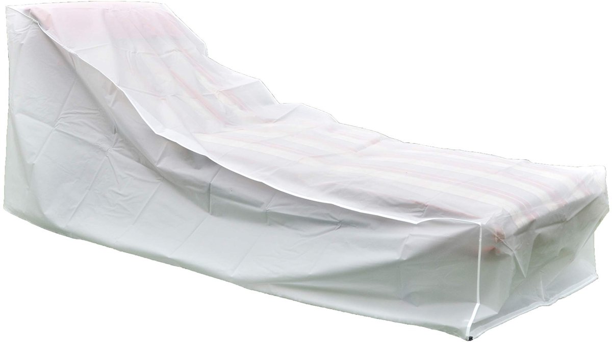 Dailygoods- Beschermhoes Waterdicht - Afdekhoes Tuinbed - Bescherming Tegen Wind/Vuil - Ligstoel - Ruimtebesparend - Afmetingen 200x75x40/70 - Tuinmeubelhoes