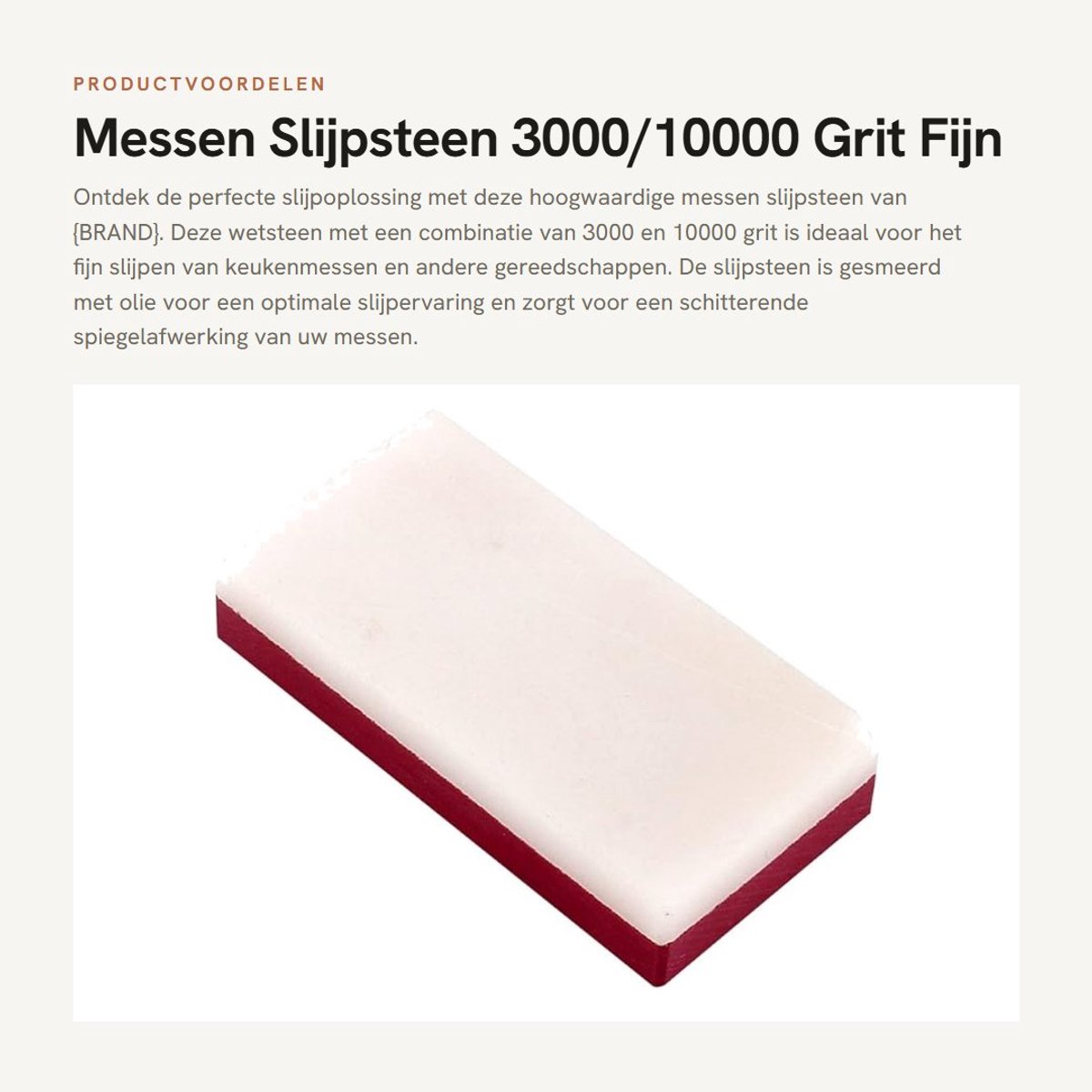 Dailygoods- Slijpsteen 3000/10000 Grit - Wetsteen - Robijnsteen - Natuurlijke Agaat - Fijn Slijpen - Hoogwaardige Kwaliteit