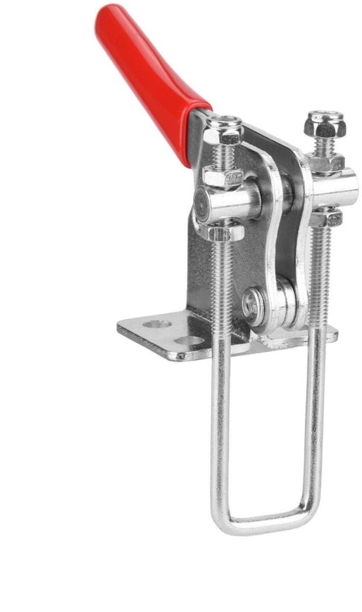 Dailygoods- Toggle Clamp 90 Graden - Quick Release - Verticale Beugel - Gegalvaniseerd Ijzer - Schokbestendig - Handgereedschap - Klem