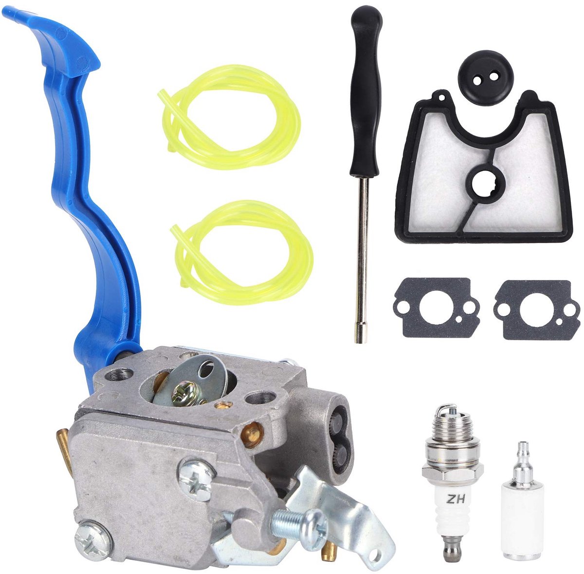 Dailygoods- Carburateur Hoogwaardig Aluminium - Carburateur Synchronisatie Set - Carburateur Afstelgereedschap - Tuingereedschap Accessoires - Eenvoudig te Installeren - Lichtgewicht 242g - Motorcarburateur